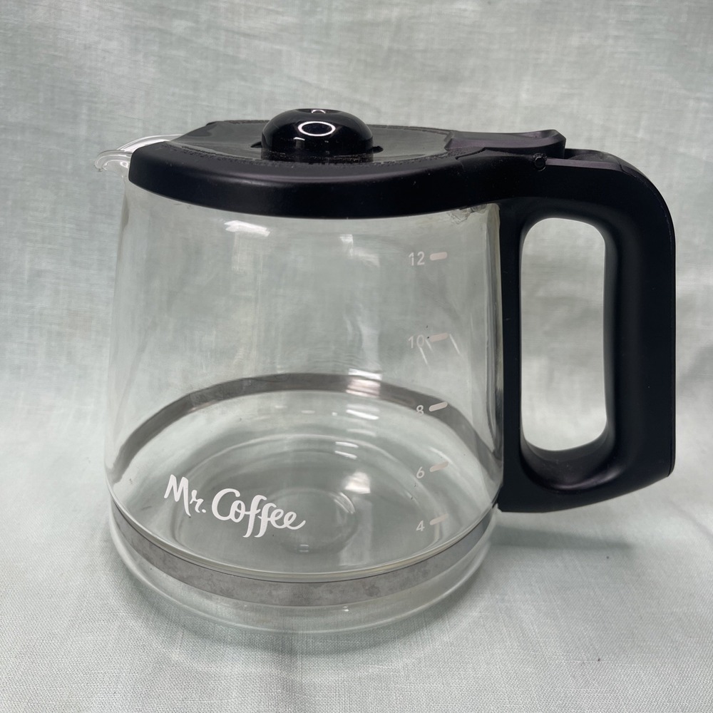 Mr. Coffee 12-Cup Replacement Carafe for RF, LM, PC, and SC Series Black Glass